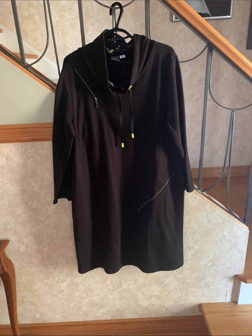 Black Long Sleeve Dress - Casual